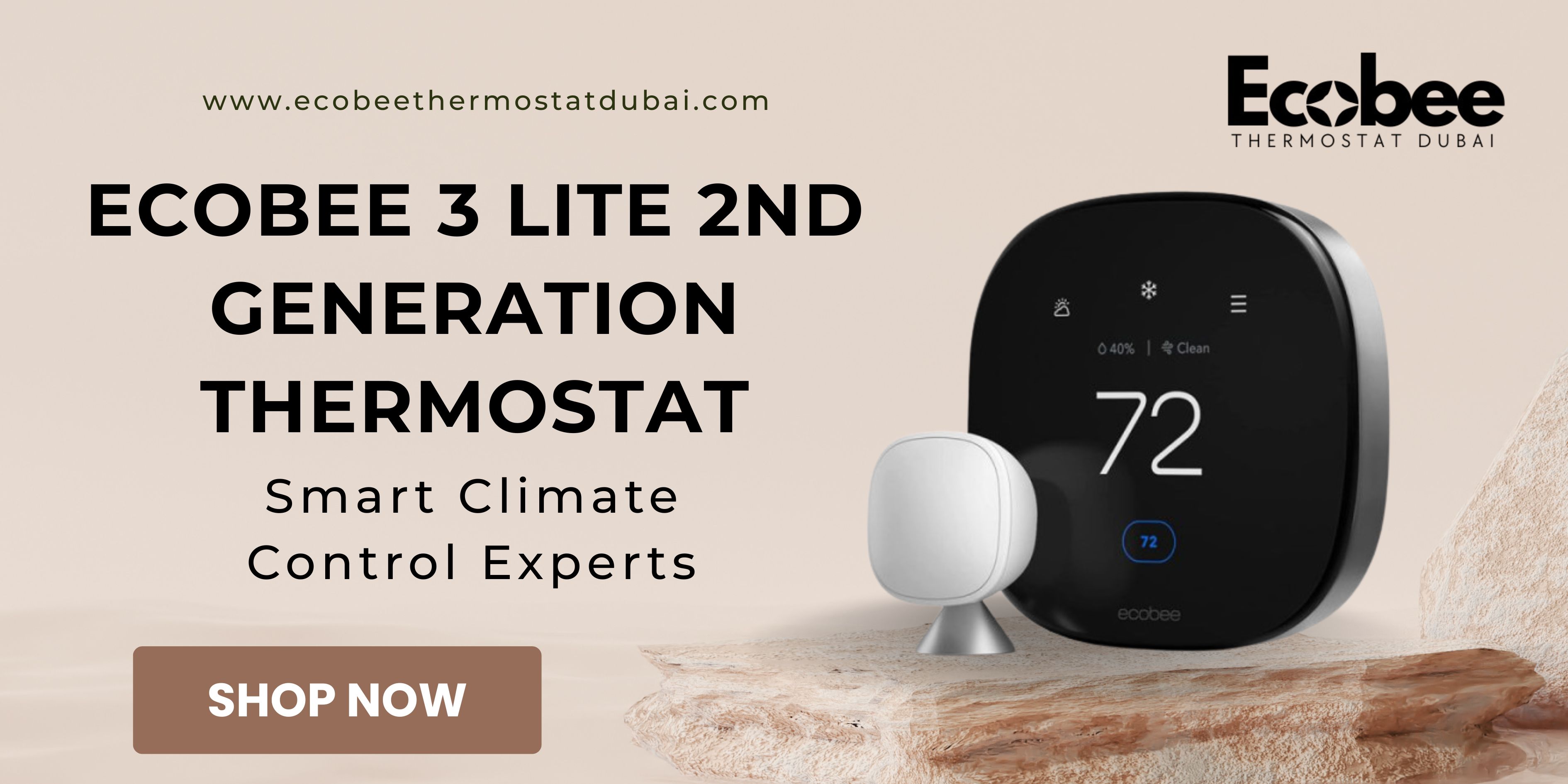 Ecobee 3 Lite 2nd Generation Thermostat - Smart Climate Control Experts
