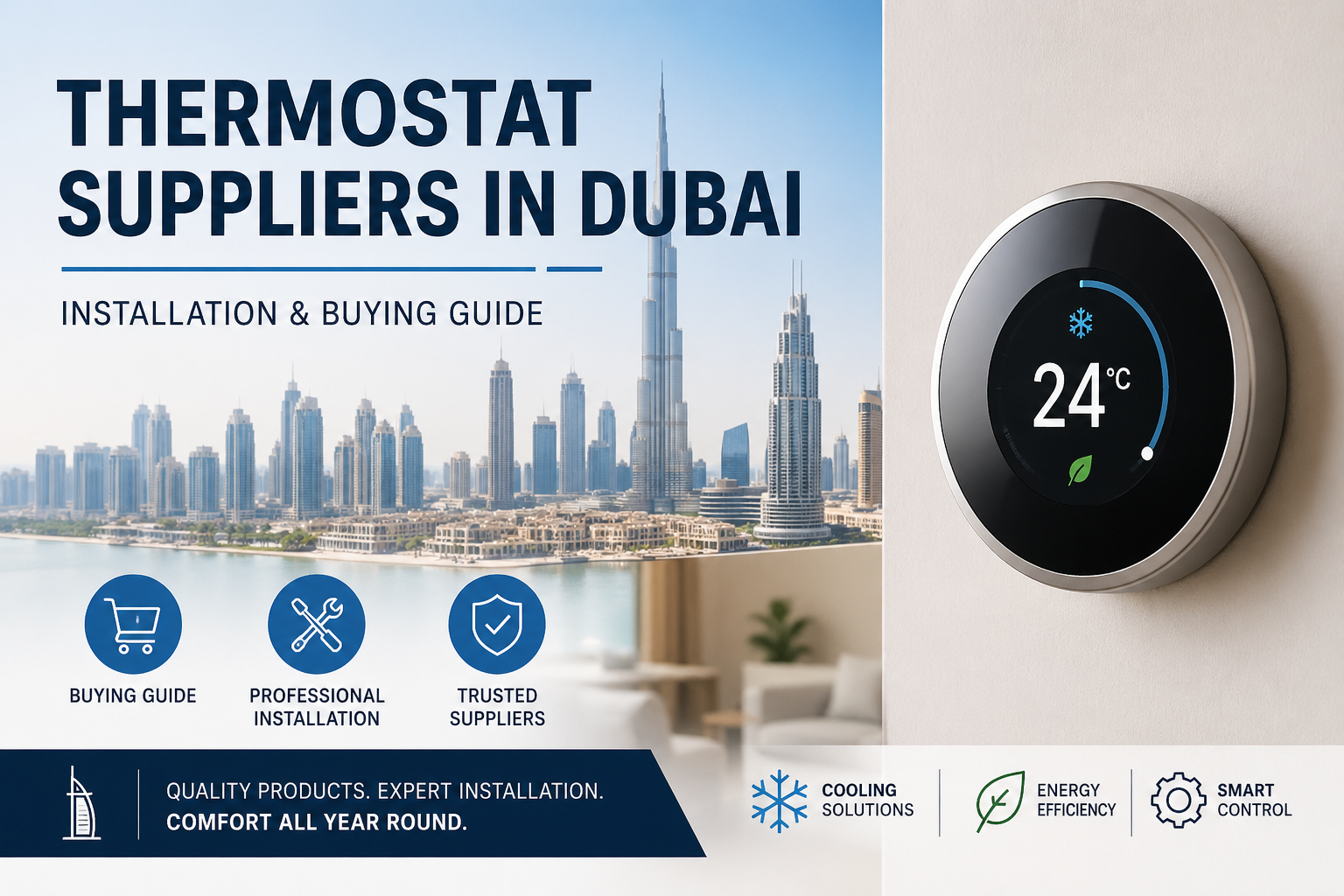Thermostat Suppliers in Dubai – Installation & Buying Guide